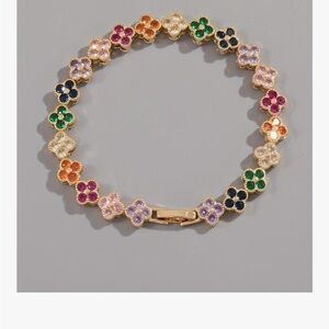 NEW Colorful Zircon Bracelet 7”